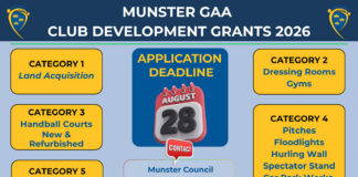 TURNING AMBITION INTO REALITY: Munster GAA launches Club Development Grants 2026