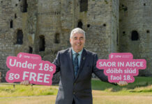 Minister announces free admission for all visitors under 18 to OPW heritage sites for the month of August