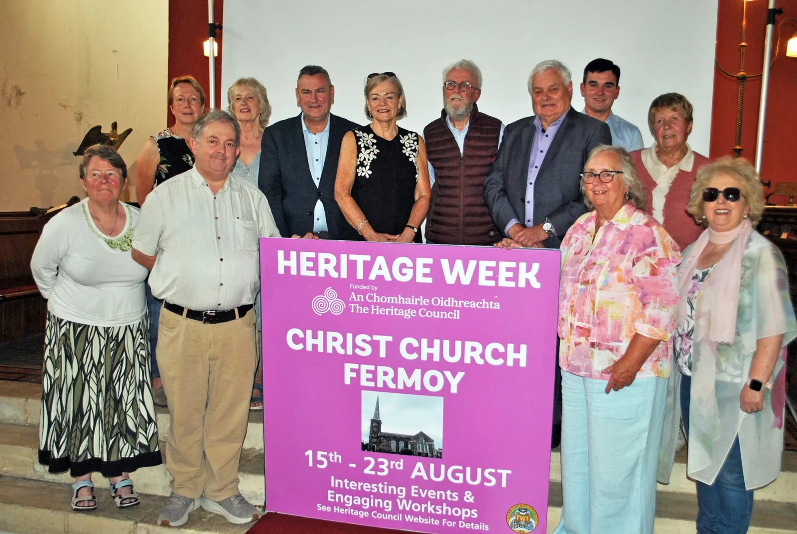 Significant programme for Heritage Week 2026 at Christ Church, Fermoy
