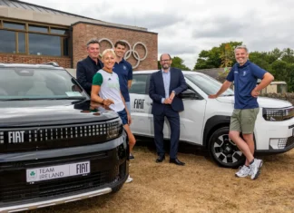 FIAT refreshes Team Ireland fleet with all new Grande Panda