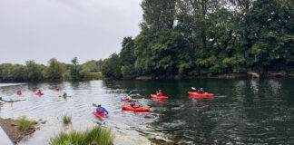 Special Olympics members take to Blackwater in Fermoy