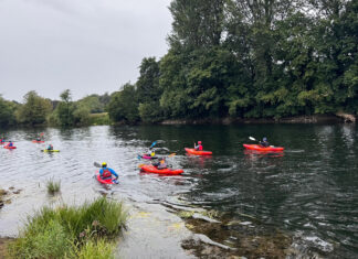 Special Olympics members take to Blackwater in Fermoy