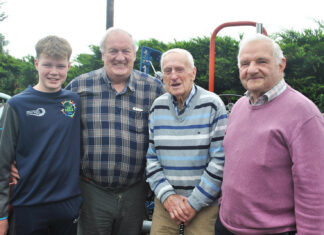 Fine turnout of vehicles in Kildorrery fundraising vintage run