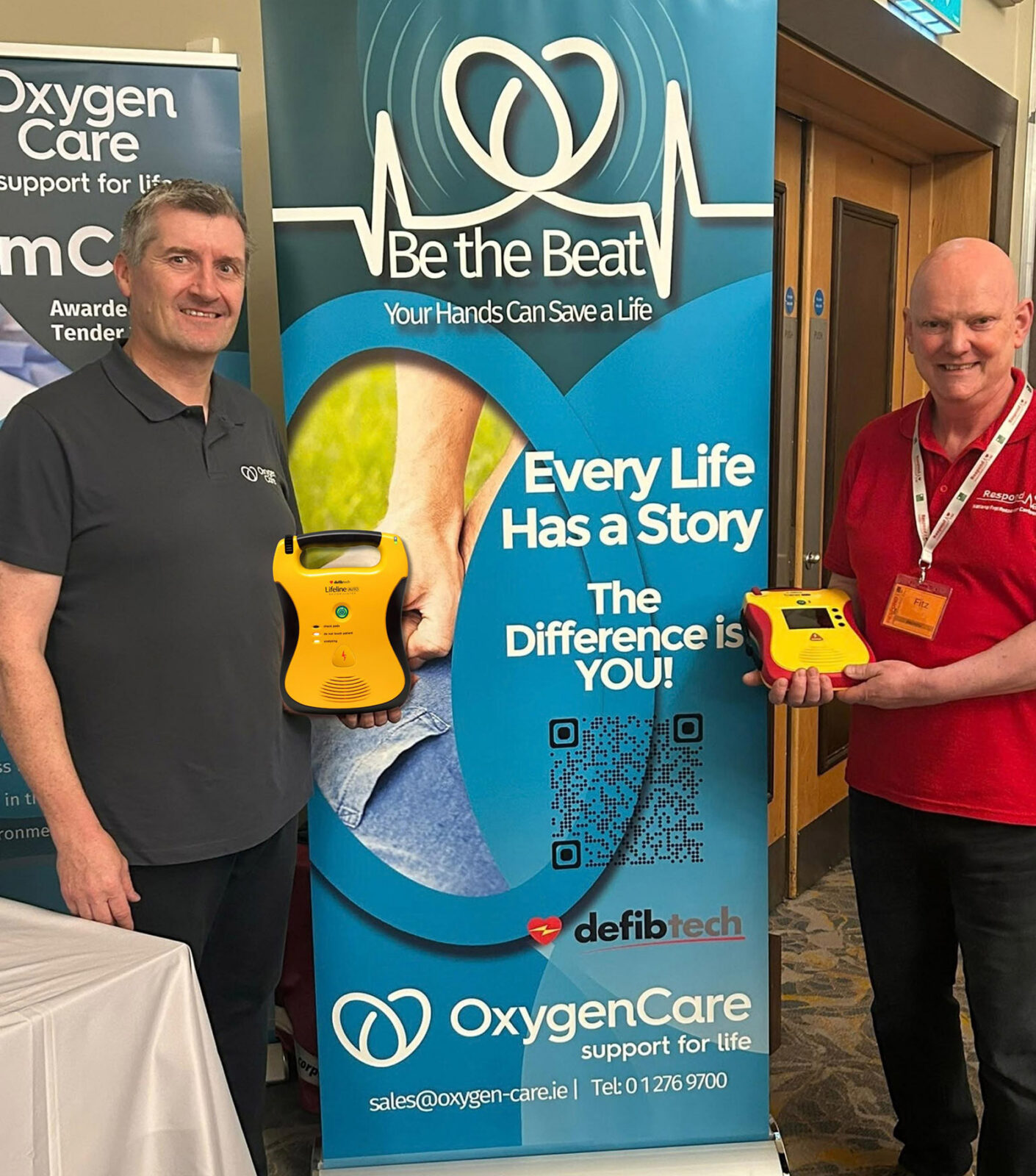 OxygenCare and CFR Ireland launch ‘Be the Beat’ campaign