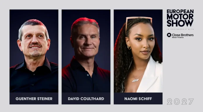 Guenther Steiner, Naomi Schiff, David Coulthard announced for the European Motor Show 2027