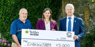 Embrace FARM receives €5,000 donation from Tirlán