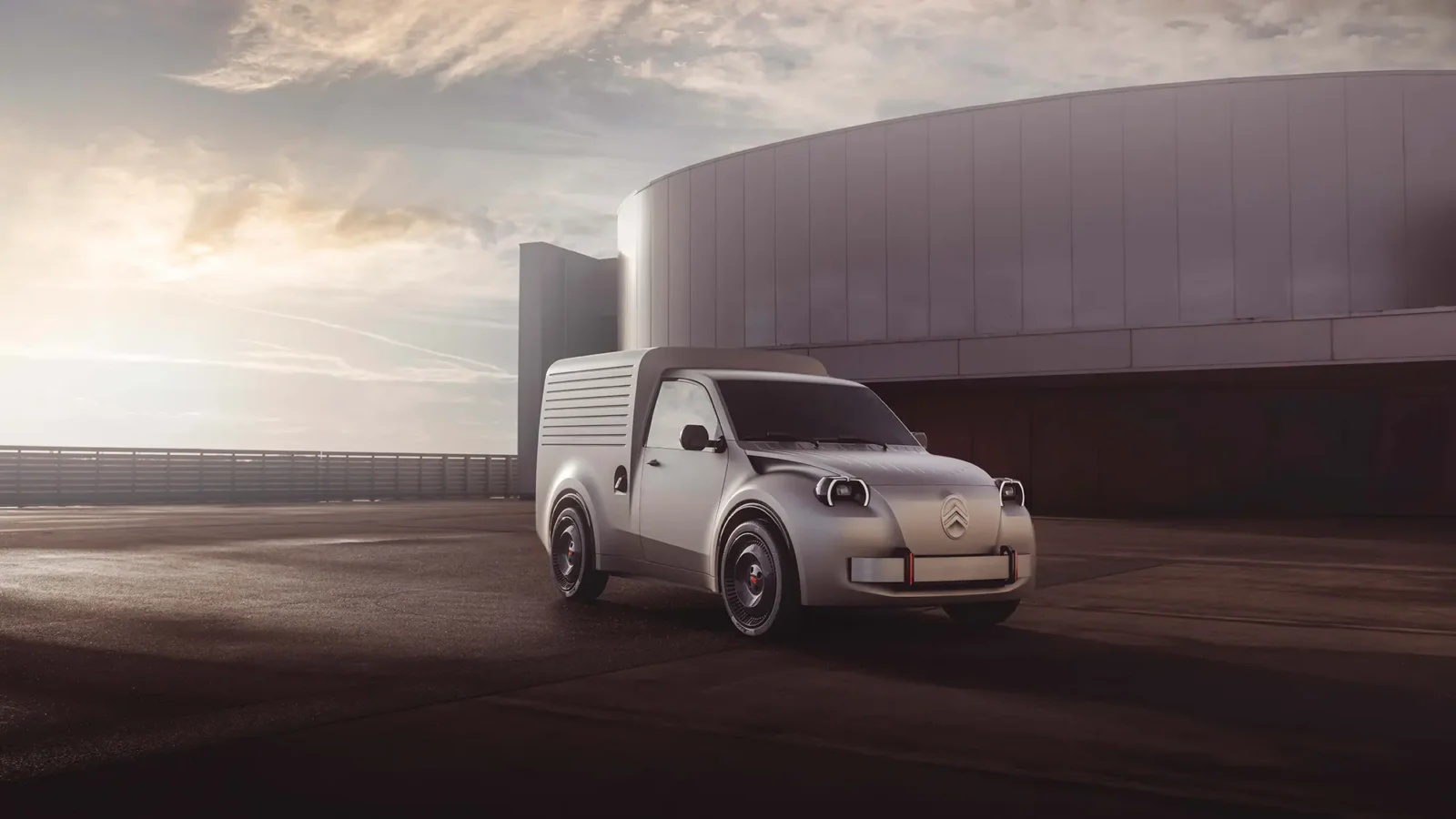 Citroën revives the iconic silhouette of its light commercial vehicle, 2 CV Fourgonnette Concept
