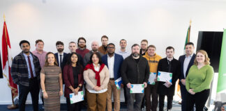 Cork’s first AWS re/Start graduates celebrate at County Hall